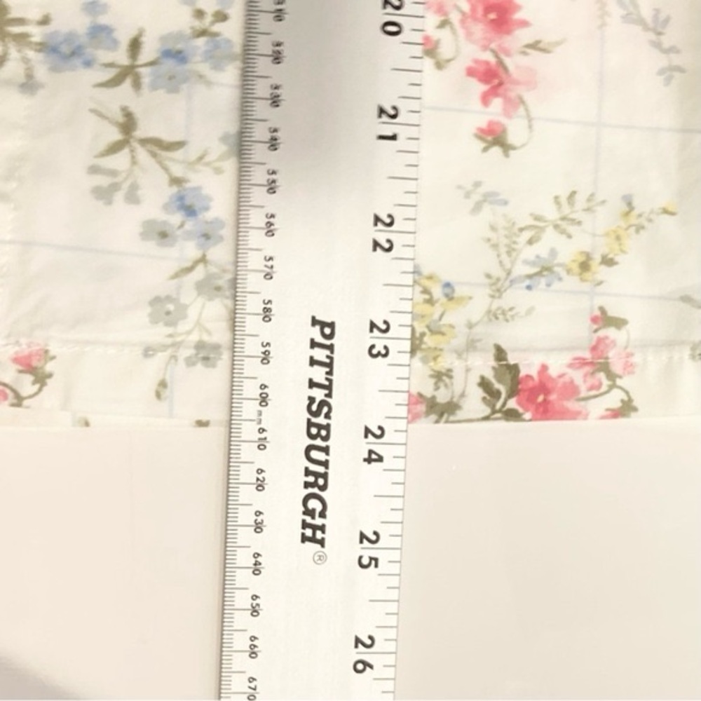 Nwot Lauren Ralph Lauren Floral Printed Pajama Shirt Top Size S Logo Embroidery - Picture 4 of 7